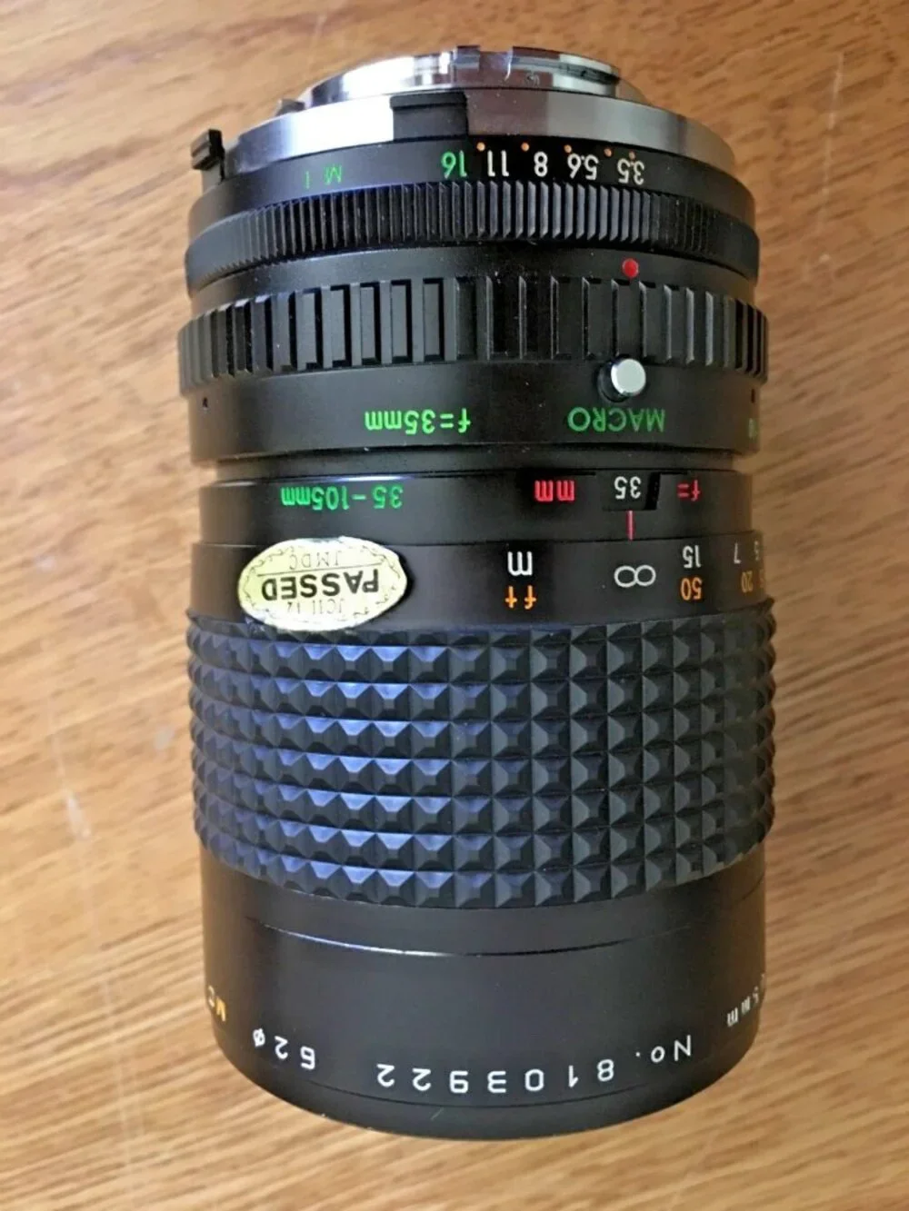 Promaster 135mm f2.8 Lens Manual Focus Minolta MD Prime Telephoto